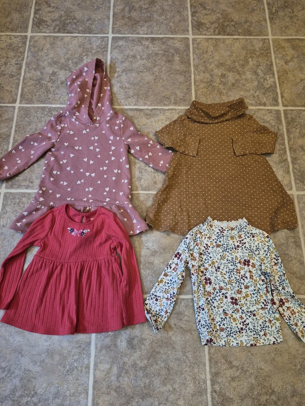Lot Of 20 Little Girls Mixed Dress & Top Lot Size 3T